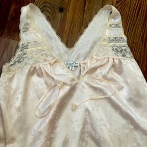 Vintage Christian Dior nightgown with robe